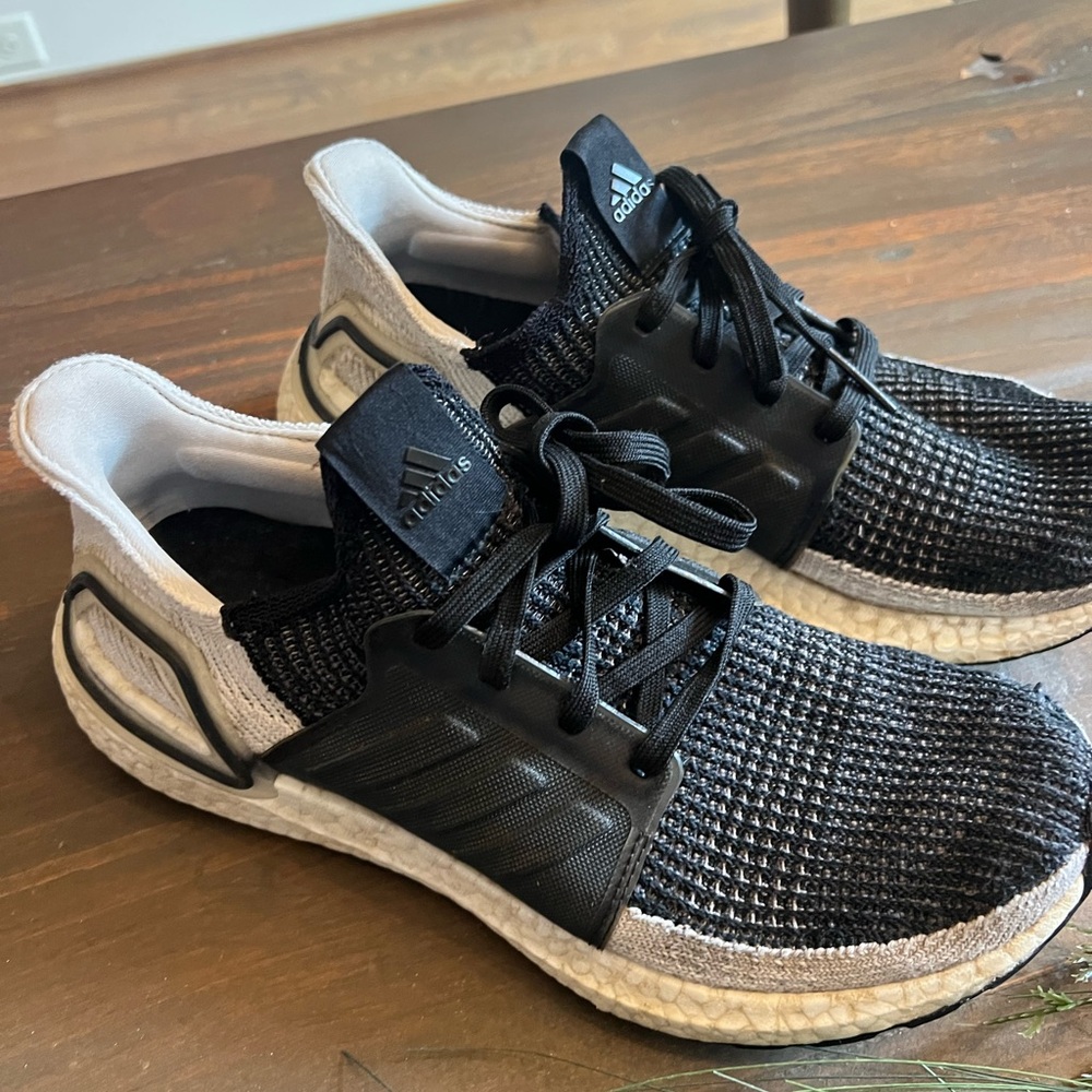Adidas Ultra boost Continental Black and White Athletic Sneakers